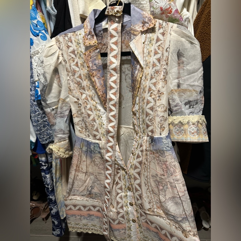 Zimmermann Pastel Long Sleeve Dress - Picture 3 of 6